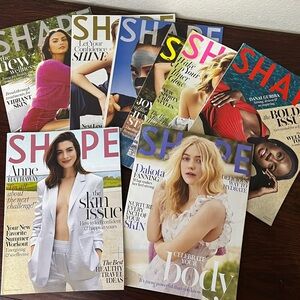 SHAPE Magazine Lot of 8 November 2018 to July 2019 Discontinued Print